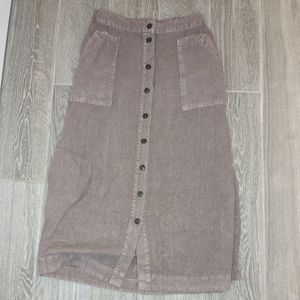 retro maxi skirt - pockets - great condition